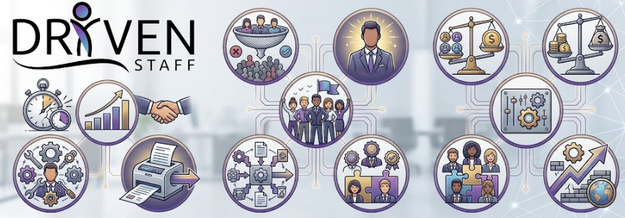 Business concepts and teamwork illustrations